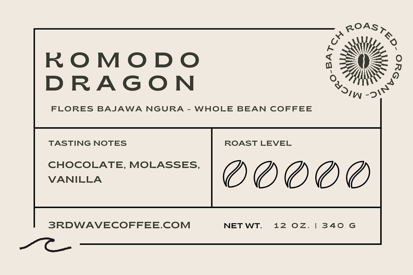 Organic Flores Bajawa Ngura "Komodo Dragon"