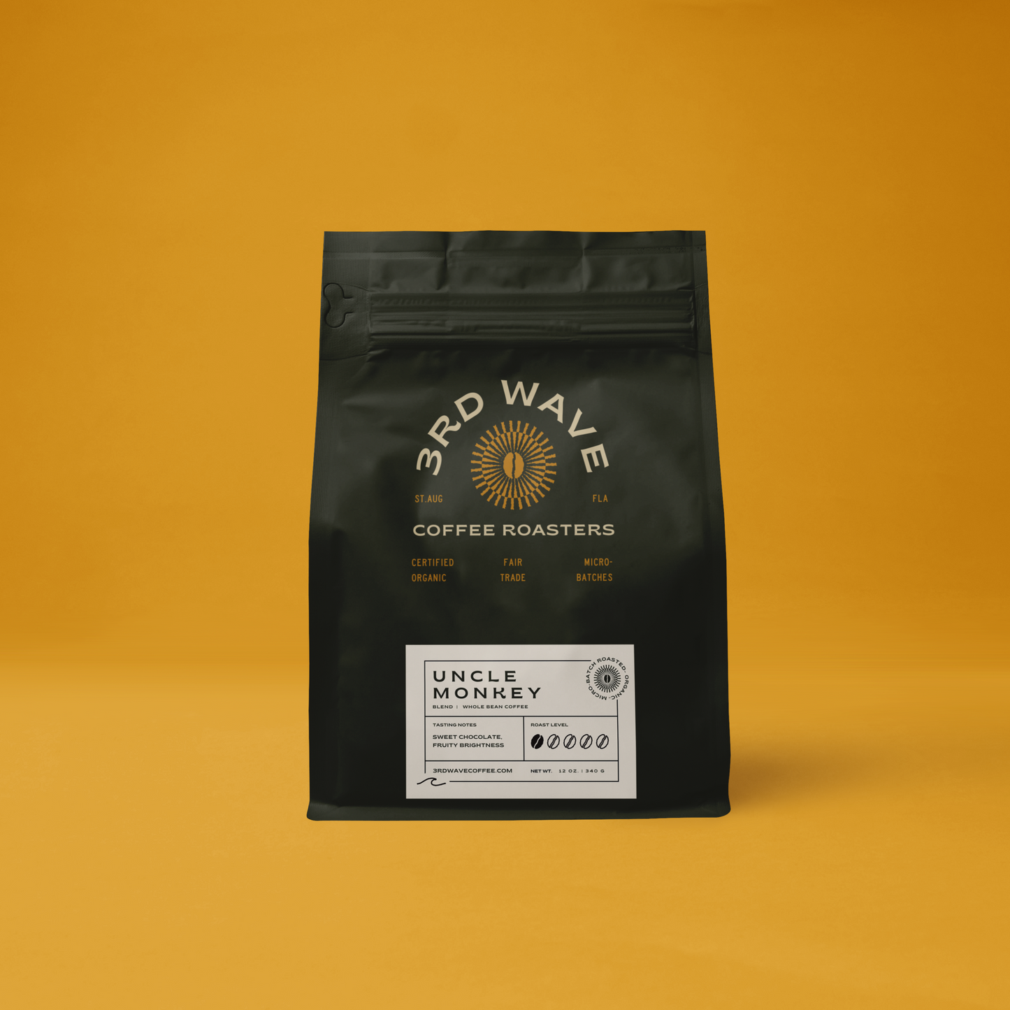 Organic Uncle Monkey Blend – Whole Bean Coffee