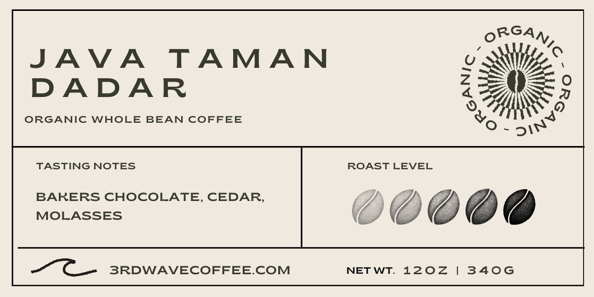 Organic Java Coffee | Taman Dadar Wet Hulled | 3rd Wave Coffee Roasters