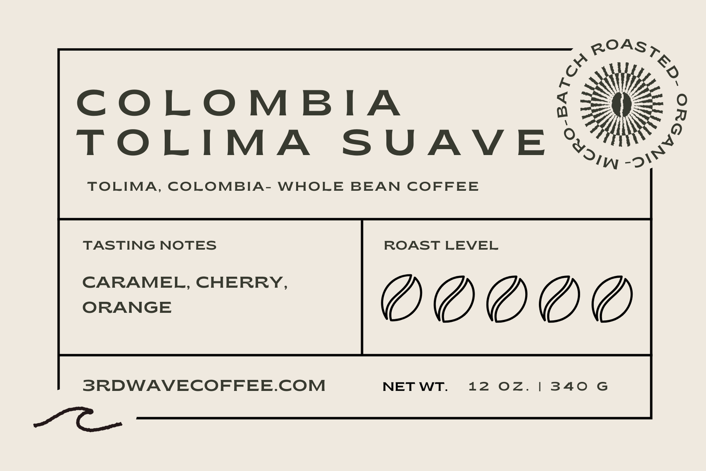 Organic Colombia Tolima Suave