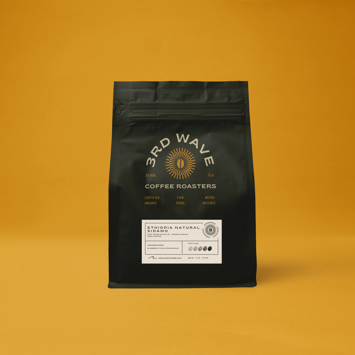 Organic Ethiopia Natural Sidamo Fair Trade SHOYE (E)